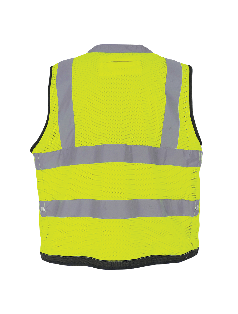 FrogWear® HV Lightweight High-Visibility Yellow/Green Mesh and Solid Surveyors Safety Vest - GLO-059
