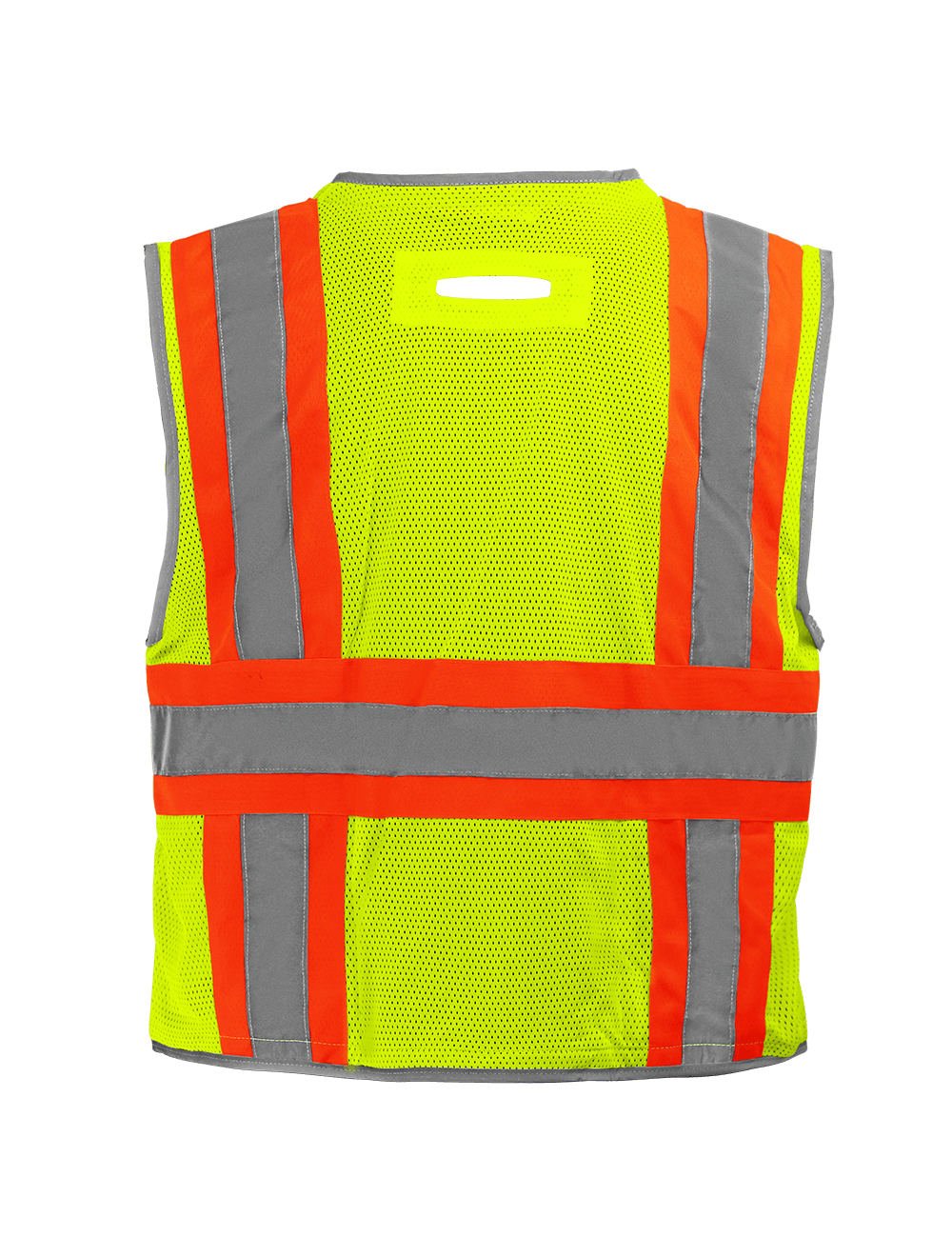 FrogWear® HV Mesh Polyester Surveyors Safety Vest - GLO-067