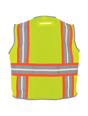 FrogWear® HV Photoluminescent Surveyors Safety Vest with Reflective - GLO-077