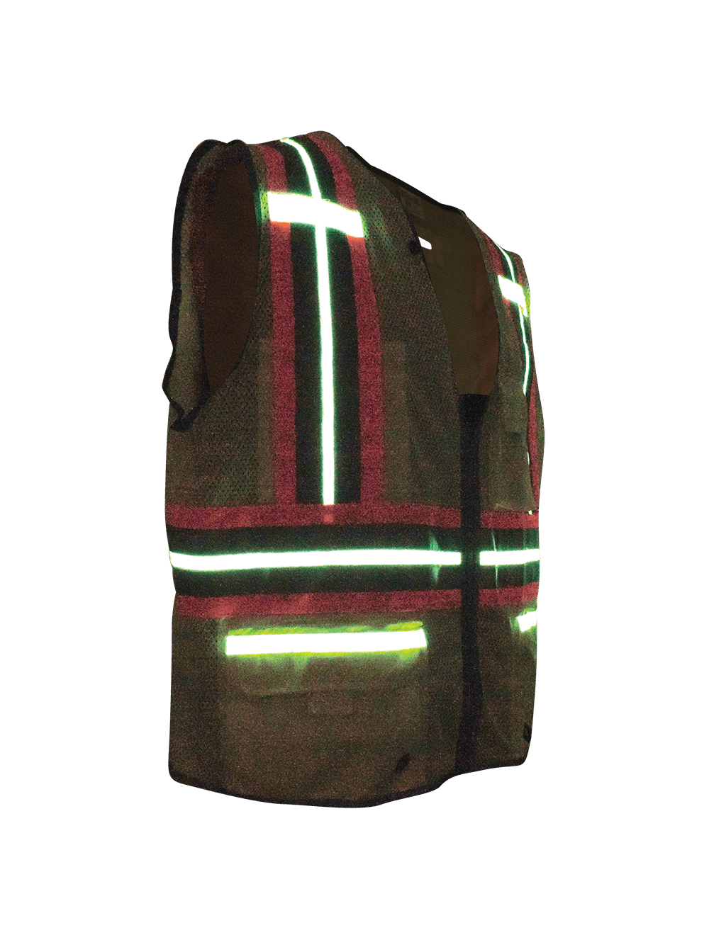 FrogWear® HV Photoluminescent Surveyors Safety Vest with Reflective - GLO-077