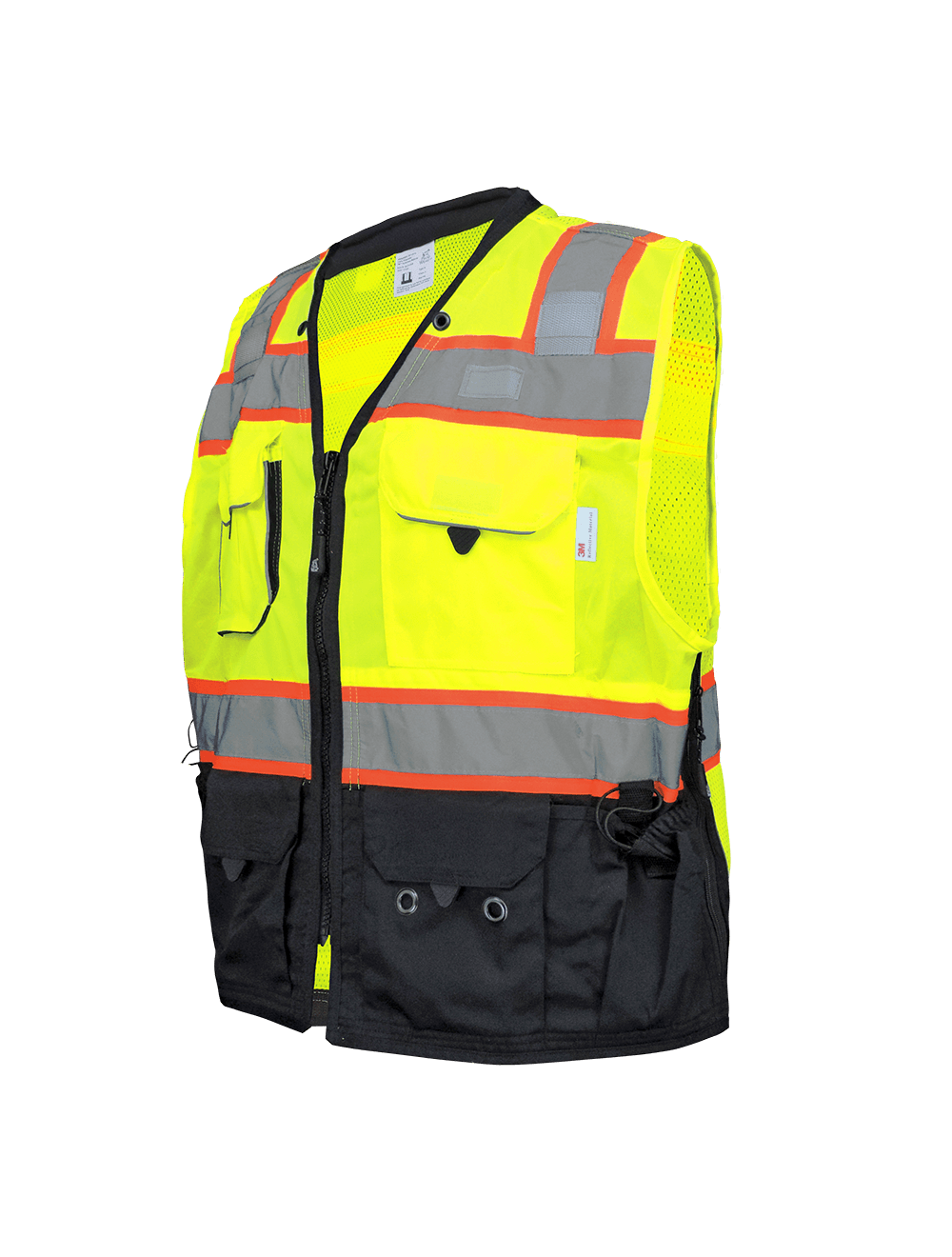 FrogWear® HV Premium High-Visibility Surveyors Safety Vest - GLO-099