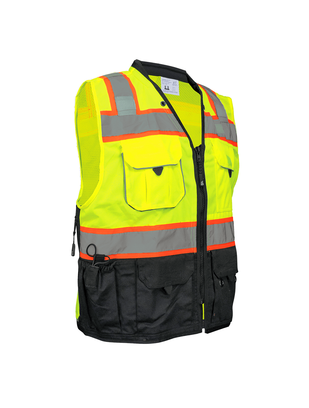 FrogWear® HV Premium High-Visibility Surveyors Safety Vest - GLO-099