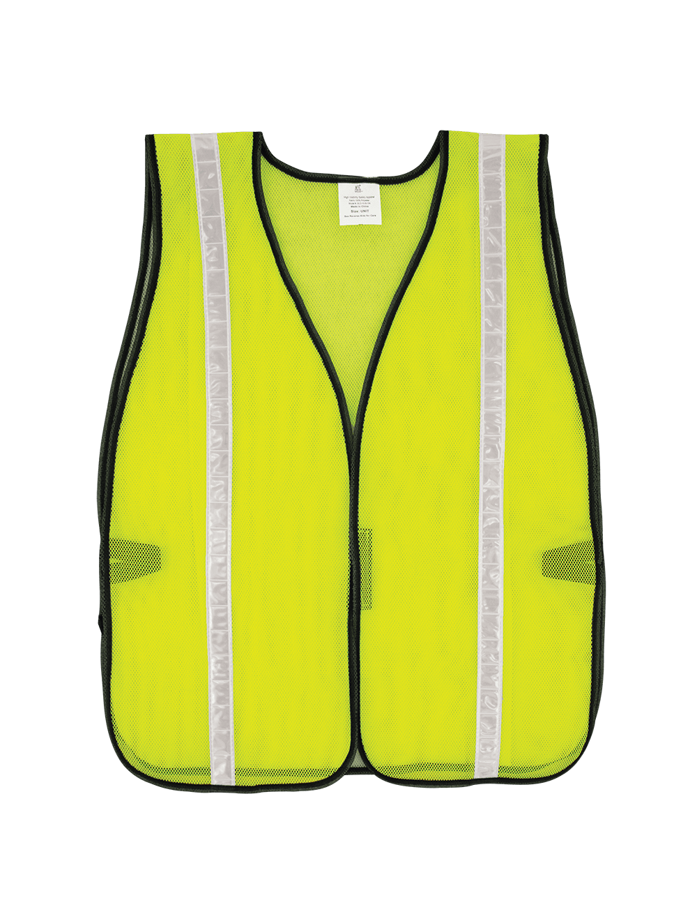 FrogWear® HV Enhanced Visibility Economy Mesh Safety Vest with Reflective - GLO-10-G-1IN
