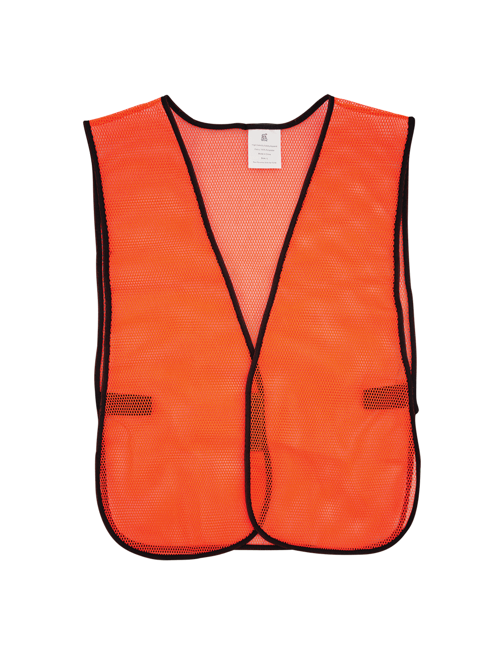 FrogWear® HV Enhanced Visibility Orange Economy Mesh Safety Vest - GLO-10-O