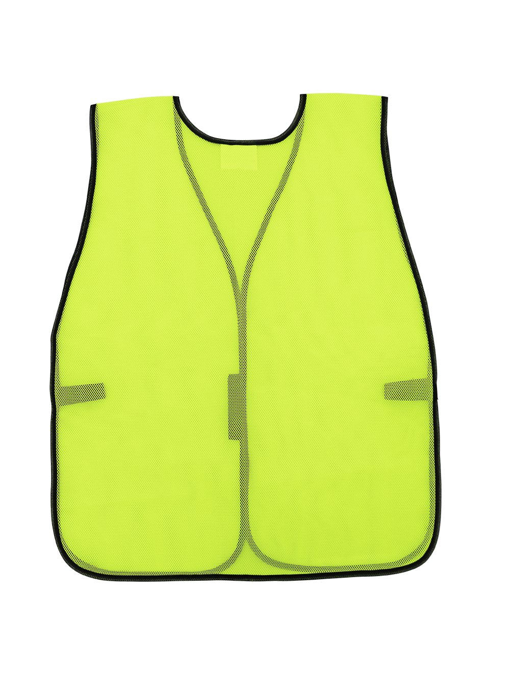 FrogWear® HV High-Visibility Yellow/Green Economy Mesh Safety Vest - GLO-10-YG