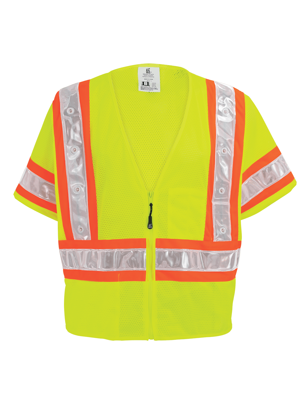 FrogWear® HV Lightweight Mesh Safety LED Vest - GLO-12LED