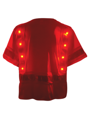 FrogWear® HV Lightweight Mesh Safety LED Vest - GLO-12LED