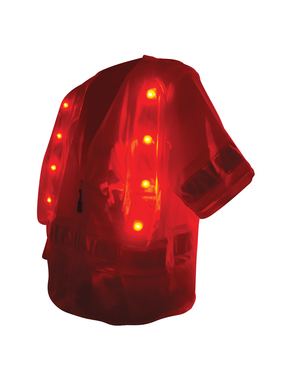 FrogWear® HV Lightweight Mesh Safety LED Vest - GLO-12LED