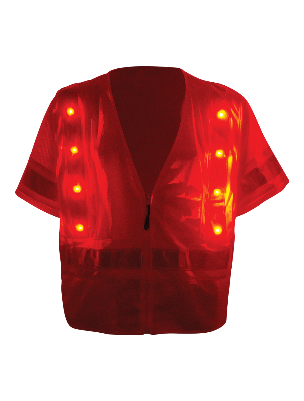 FrogWear® HV Lightweight Mesh Safety LED Vest - GLO-12LED