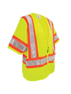 FrogWear® HV Lightweight Mesh Safety LED Vest - GLO-12LED