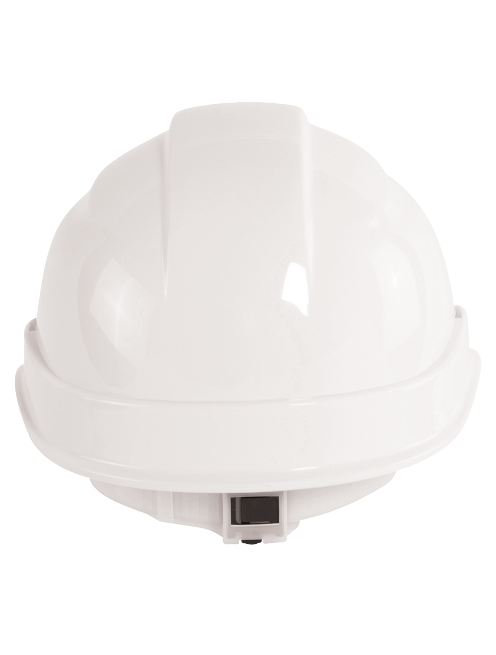 Bullhead Safety™ Head Protection White Unvented Cap Style Hard Hat With Six-Point Slide Lock Suspension - HH-C1-W