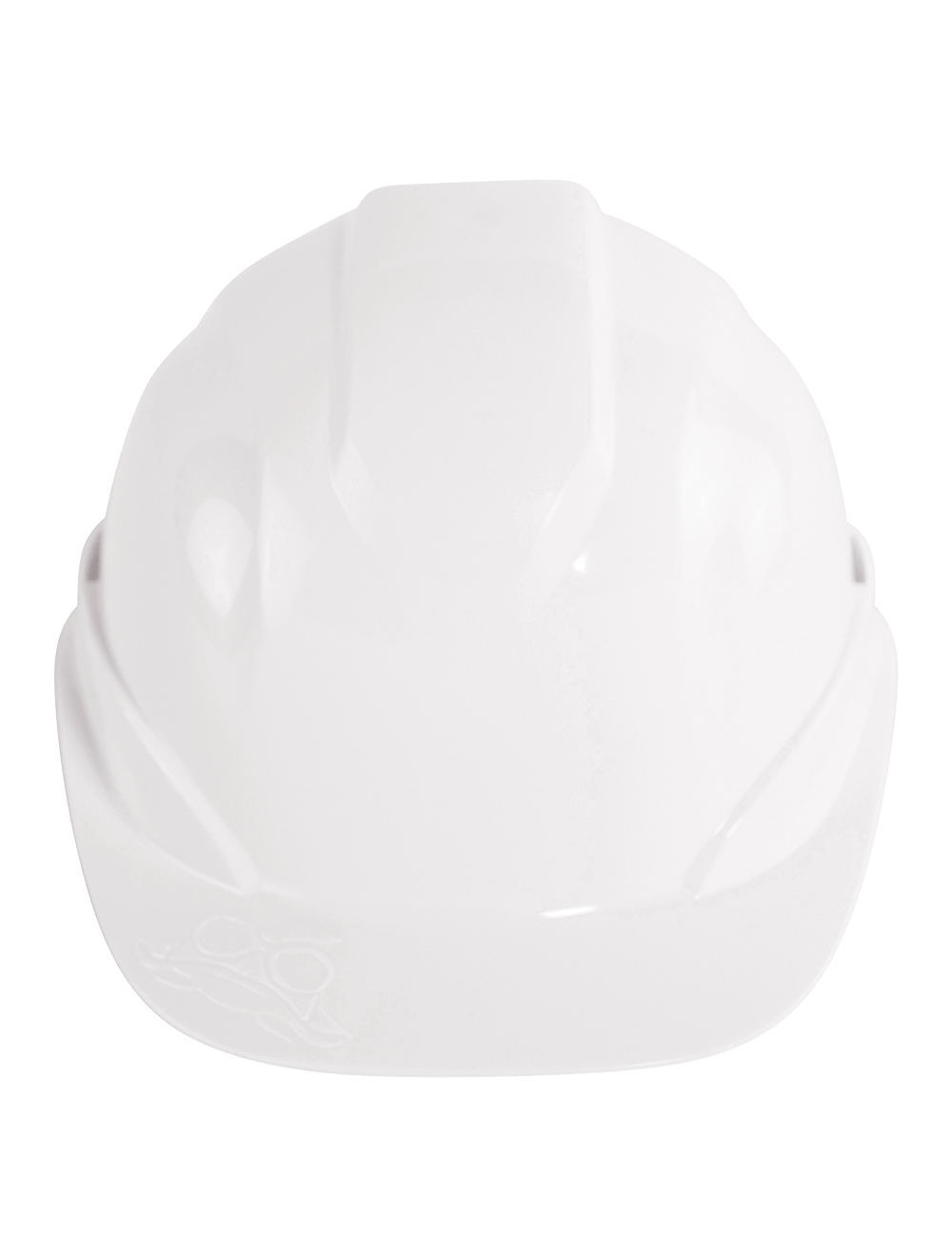 Bullhead Safety™ Head Protection White Unvented Cap Style Hard Hat With Six-Point Slide Lock Suspension - HH-C1-W