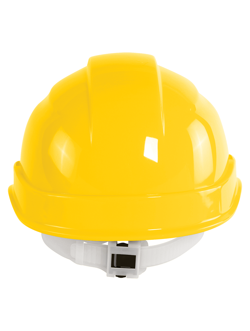 Bullhead Safety™ Head Protection Yellow Unvented Cap Style Hard Hat With Six-Point Slide Lock Suspension - HH-C1-Y