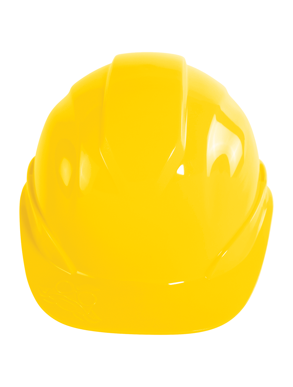 Bullhead Safety™ Head Protection Yellow Unvented Cap Style Hard Hat With Six-Point Slide Lock Suspension - HH-C1-Y