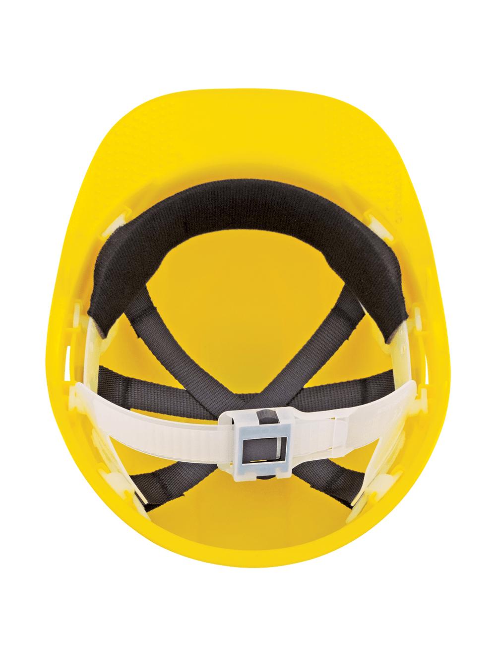 Bullhead Safety™ Head Protection Yellow Unvented Cap Style Hard Hat With Six-Point Slide Lock Suspension - HH-C1-Y