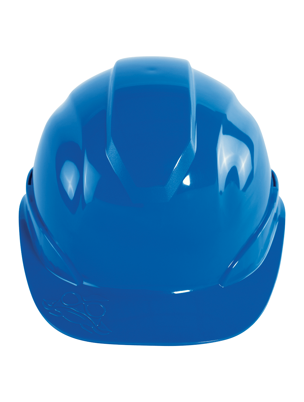 Bullhead Safety™ Head Protection Blue Unvented Cap Style Hard Hat With Six-Point Ratchet Suspension - HH-C2-B