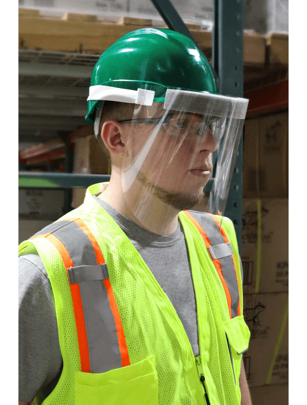 Bullhead Safety™ Head Protection Green Unvented Cap Style Hard Hat With Six-Point Ratchet Suspension - HH-C2-G