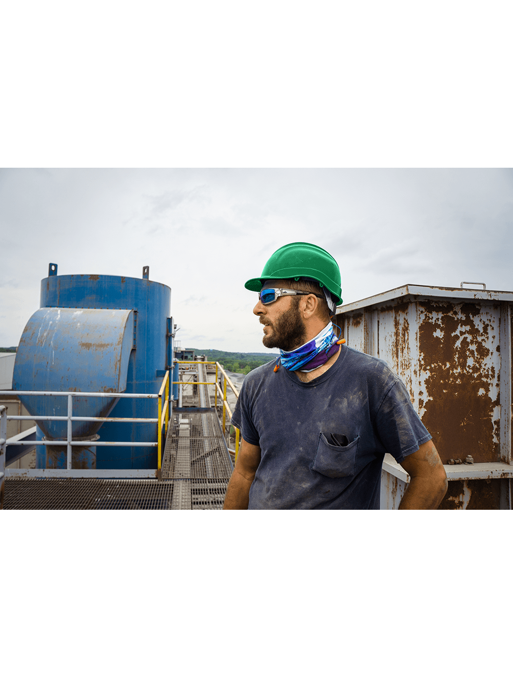 Bullhead Safety™ Head Protection Green Unvented Cap Style Hard Hat With Six-Point Ratchet Suspension - HH-C2-G