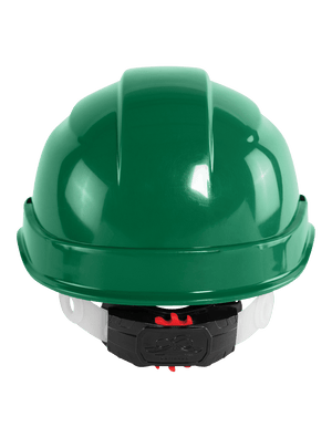 Bullhead Safety™ Head Protection Green Unvented Cap Style Hard Hat With Six-Point Ratchet Suspension - HH-C2-G