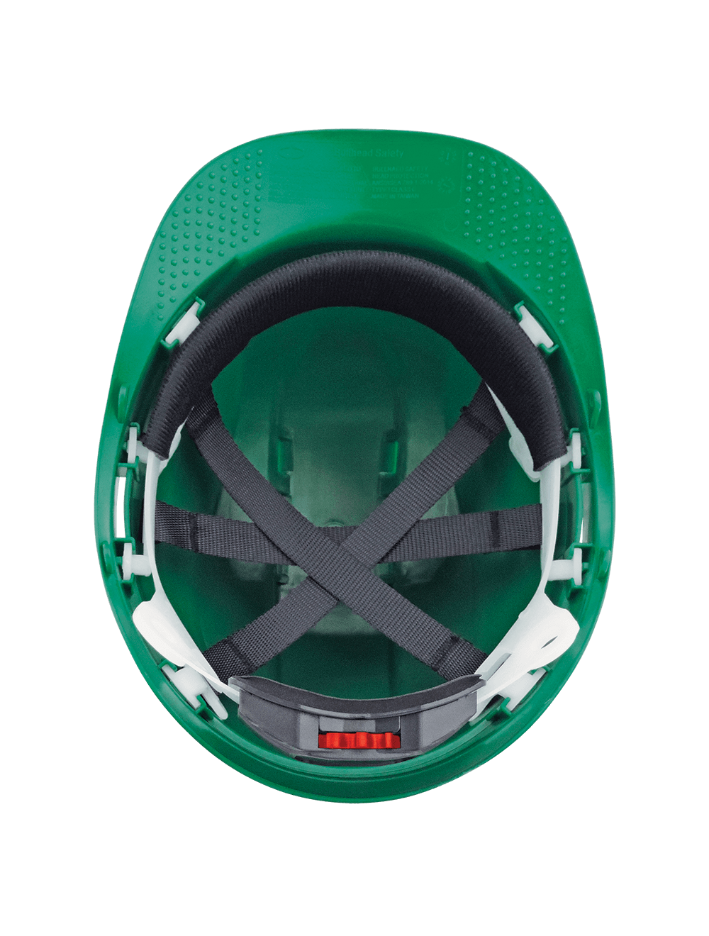 Bullhead Safety™ Head Protection Green Unvented Cap Style Hard Hat With Six-Point Ratchet Suspension - HH-C2-G