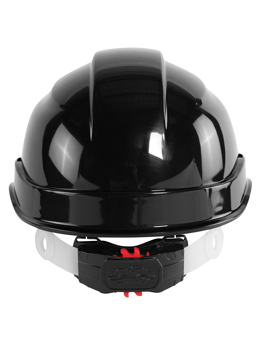 Bullhead Safety™ Head Protection Black Unvented Cap Style Hard Hat With Six-Point Ratchet Suspension - HH-C2-K