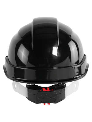 Bullhead Safety™ Head Protection Black Unvented Cap Style Hard Hat With Six-Point Ratchet Suspension - HH-C2-K