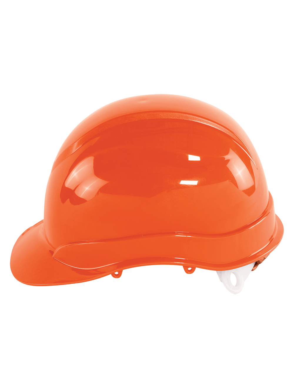 Bullhead Safety™ Head Protection Orange Unvented Cap Style Hard Hat With Six-Point Ratchet Suspension - HH-C2-O