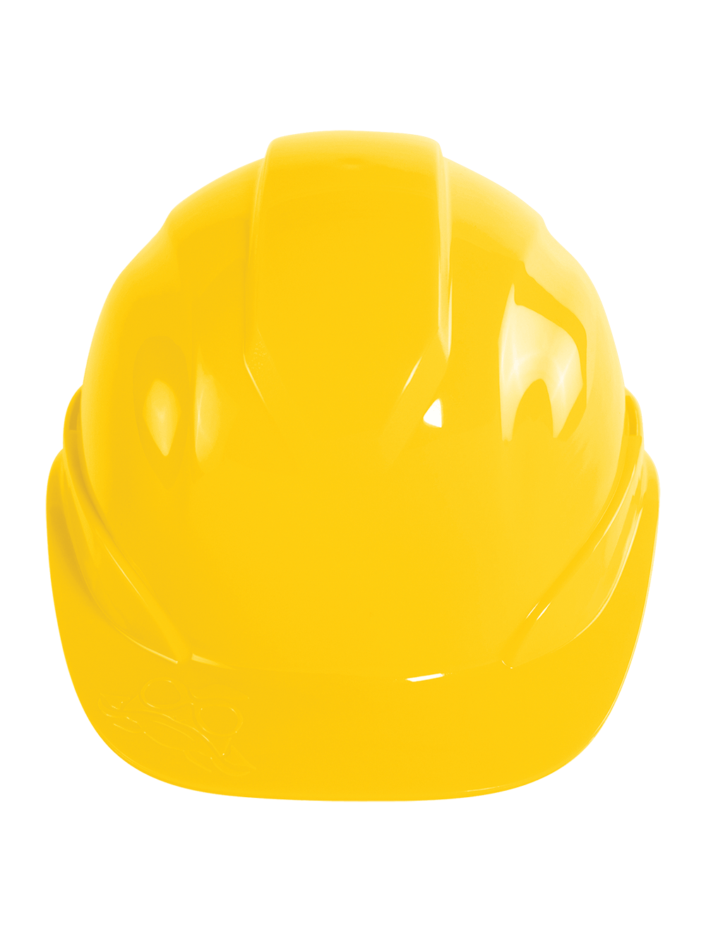 Bullhead Safety™ Head Protection Yellow Unvented Cap Style Hard Hat With Six-Point Ratchet Suspension - HH-C2-Y
