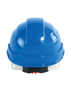 Bullhead Safety™ Head Protection Blue Vented Cap Style Hard Hat with Six-Point Ratchet Suspension - HH-C3-B