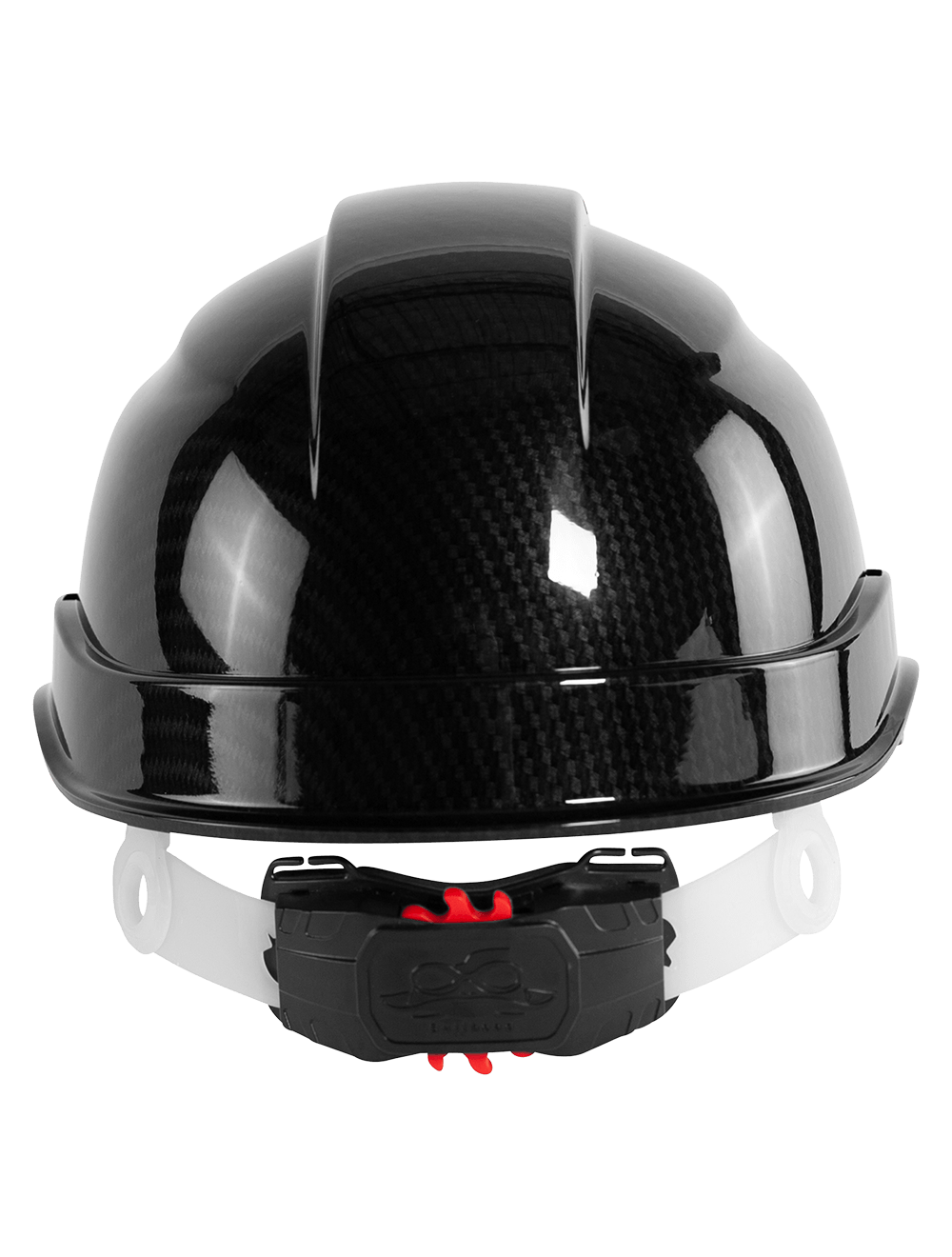 Bullhead Safety™ Head Protection Shiny Black Graphite Vented Cap Style Hard Hat With Six-Point Ratchet Suspension - HH-C3-C