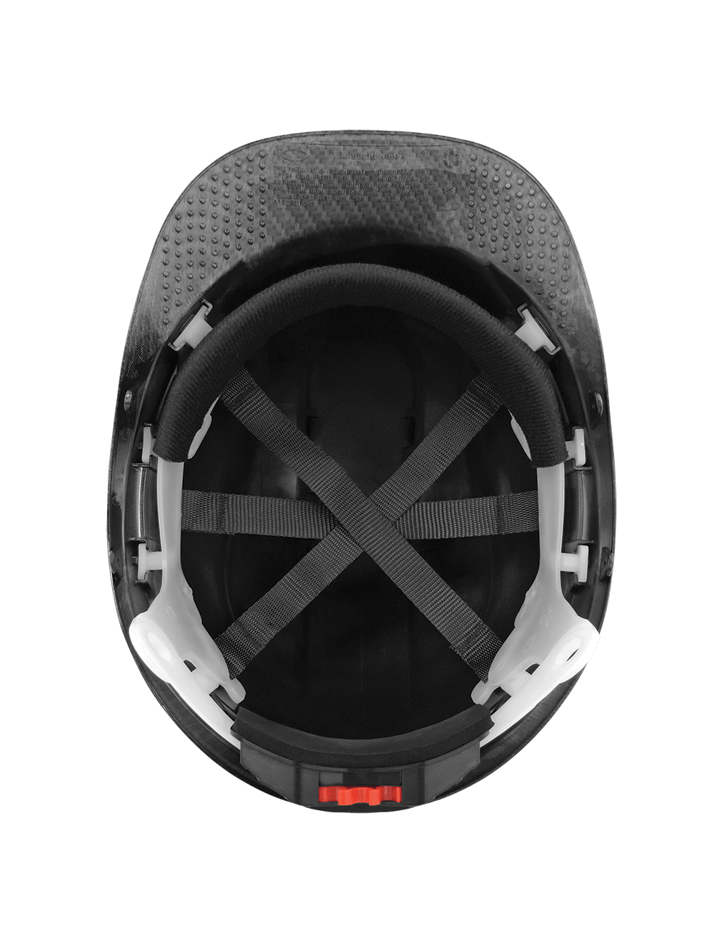 Bullhead Safety™ Head Protection Shiny Black Graphite Vented Cap Style Hard Hat With Six-Point Ratchet Suspension - HH-C3-C