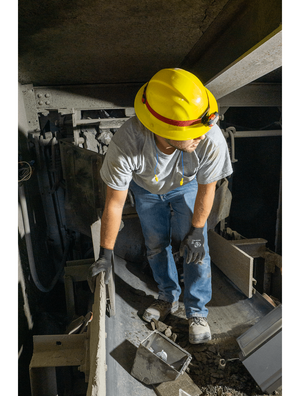 Bullhead Safety™ Head Protection Yellow Unvented Full Brim Style Hard Hat With Six-Point Ratchet Suspension - HH-F1-Y