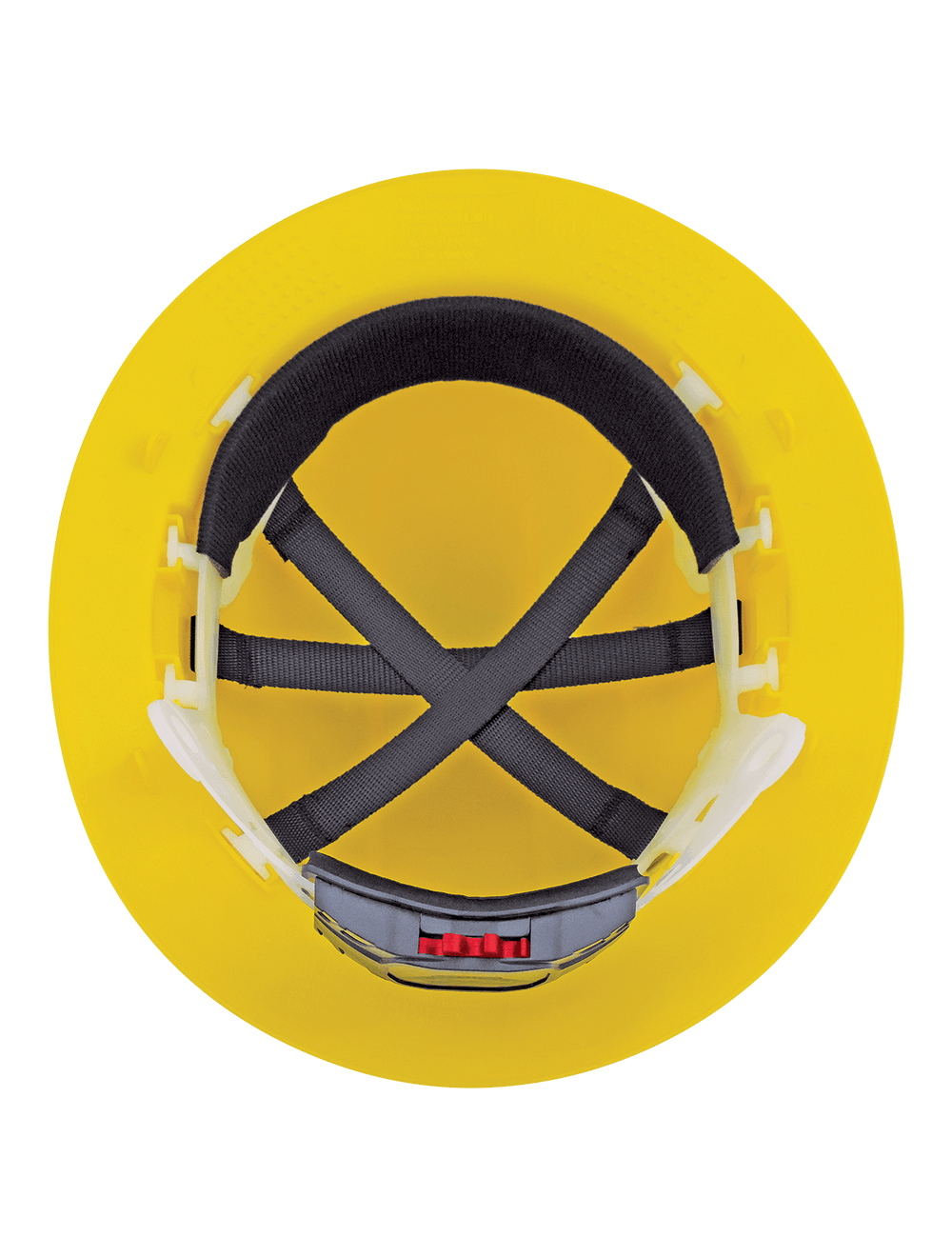 Bullhead Safety™ Head Protection Yellow Unvented Full Brim Style Hard Hat With Six-Point Ratchet Suspension - HH-F1-Y