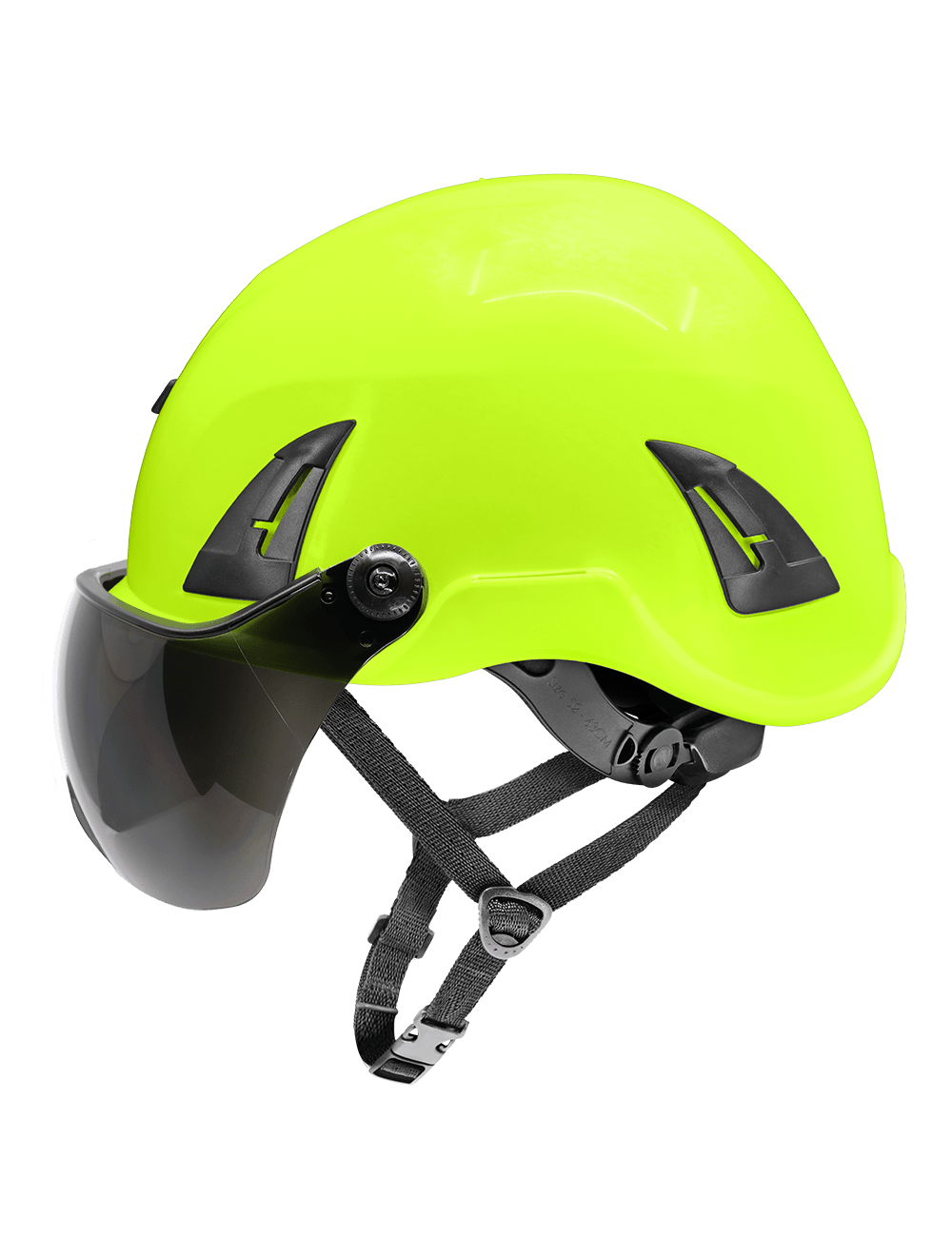 Bullhead Safety™ Head Protection - Smoke Anti-Fog Toric Polycarbonate Visor for Climbing Style Helmet - HH-V73AF