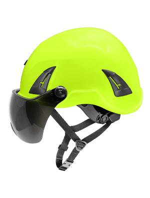 Bullhead Safety™ Head Protection - Smoke Anti-Fog Toric Polycarbonate Visor for Climbing Style Helmet - HH-V73AF