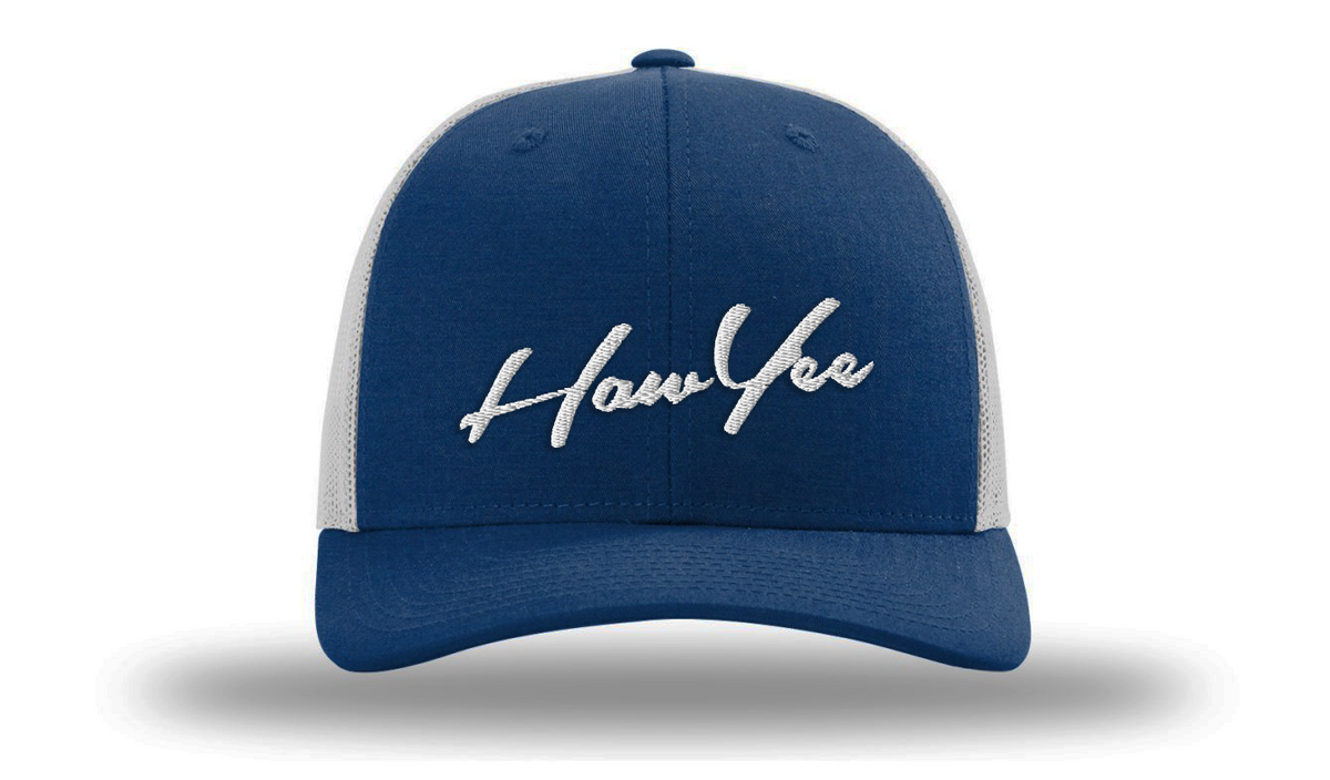 HawYee Trucker Hat Navy Blue