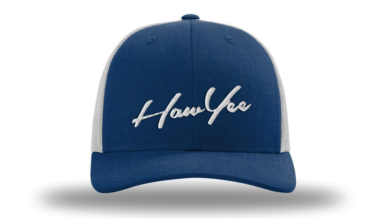 HawYee Trucker Hat Navy Blue