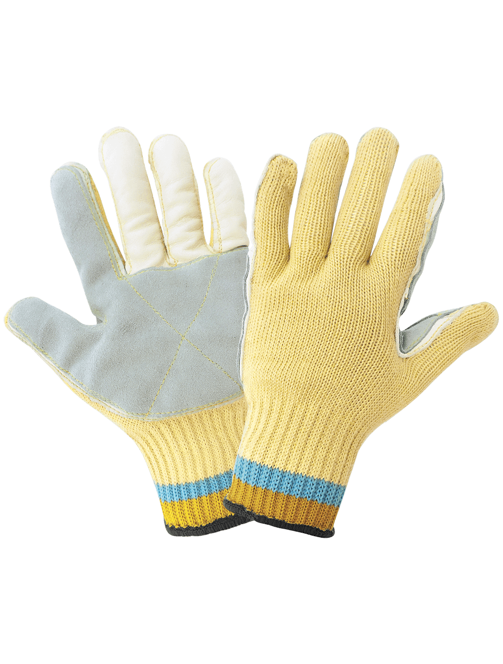 Samurai Glove® Heavyweight Seamless Cut, Abrasion, and Puncture Resistant Premium-Grade Double-Leather Palm Gloves - K300LF