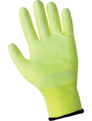 Samurai Glove® High-Visiblity PU Coated Cut, Abrasion, and Puncture Resistant Gloves - PUG-118