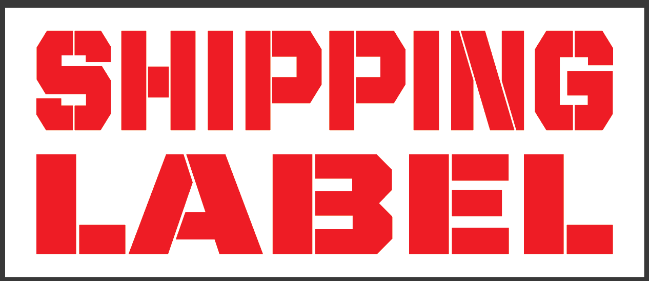 SHIPPING LABEL