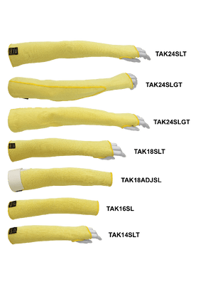 Samurai Glove® Heavyweight 24-Inch TuffKut® Cut Resistant Sleeve with Thumb Slot - TAK24SLT