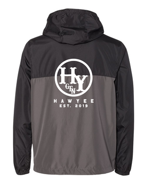 Windbreaker Black & Grey Branding Iron
