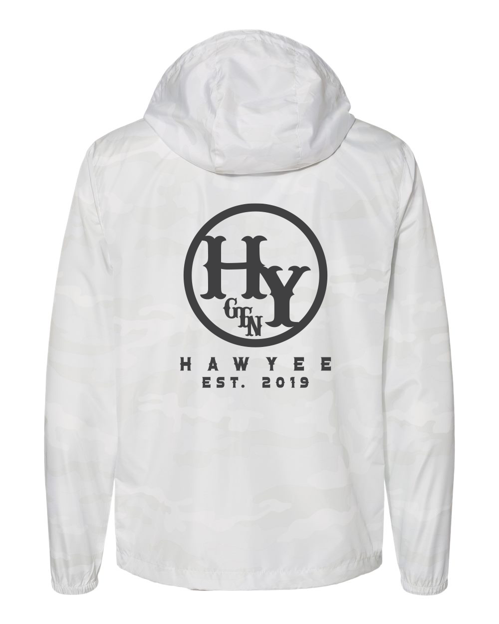 Windbreaker Branding Iron Snow Camo
