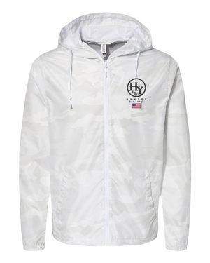 Windbreaker Branding Iron Snow Camo