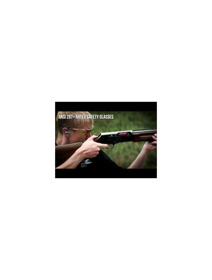 Whipray™ Green Mirror Performance Fog Technology Lens, Shiny Gray Frame Safety Glasses - BH32916PFT